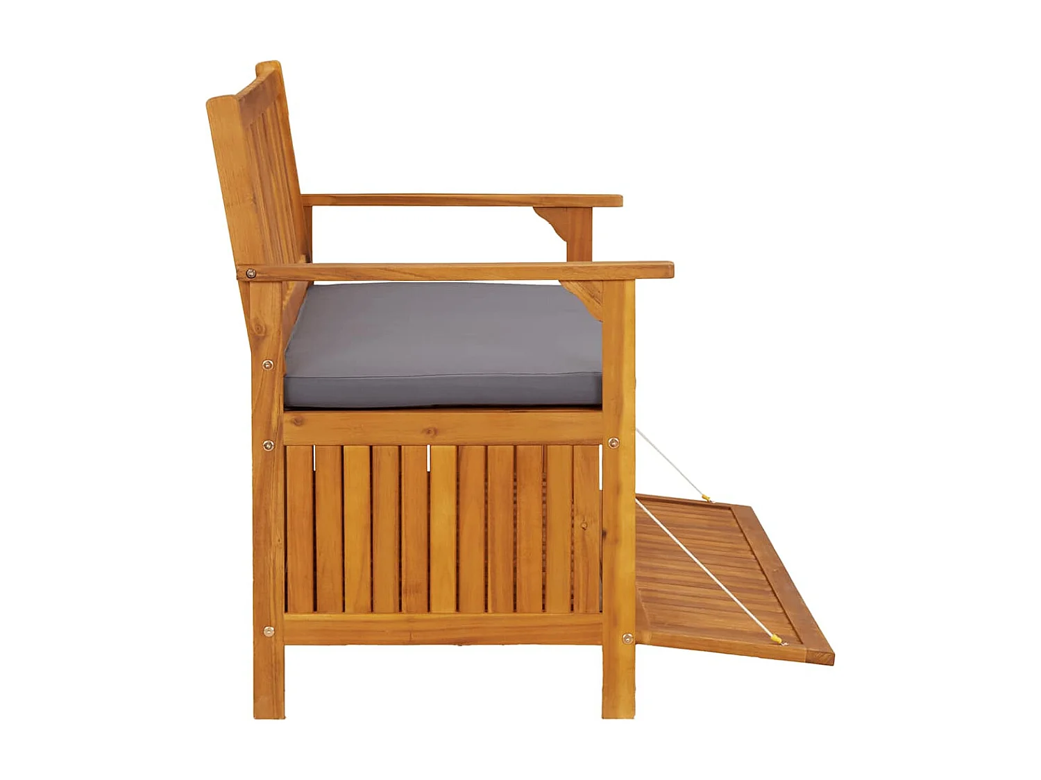 Tuinopbergbank 120 cm massief acaciahout