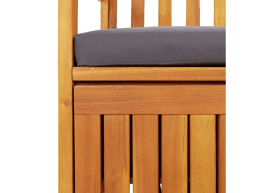 Tuinopbergbank 120 cm massief acaciahout