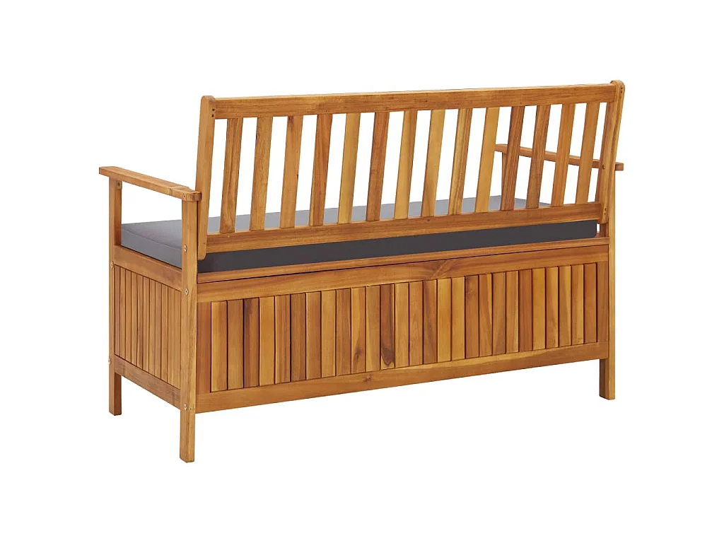 Tuinopbergbank 120 cm massief acaciahout
