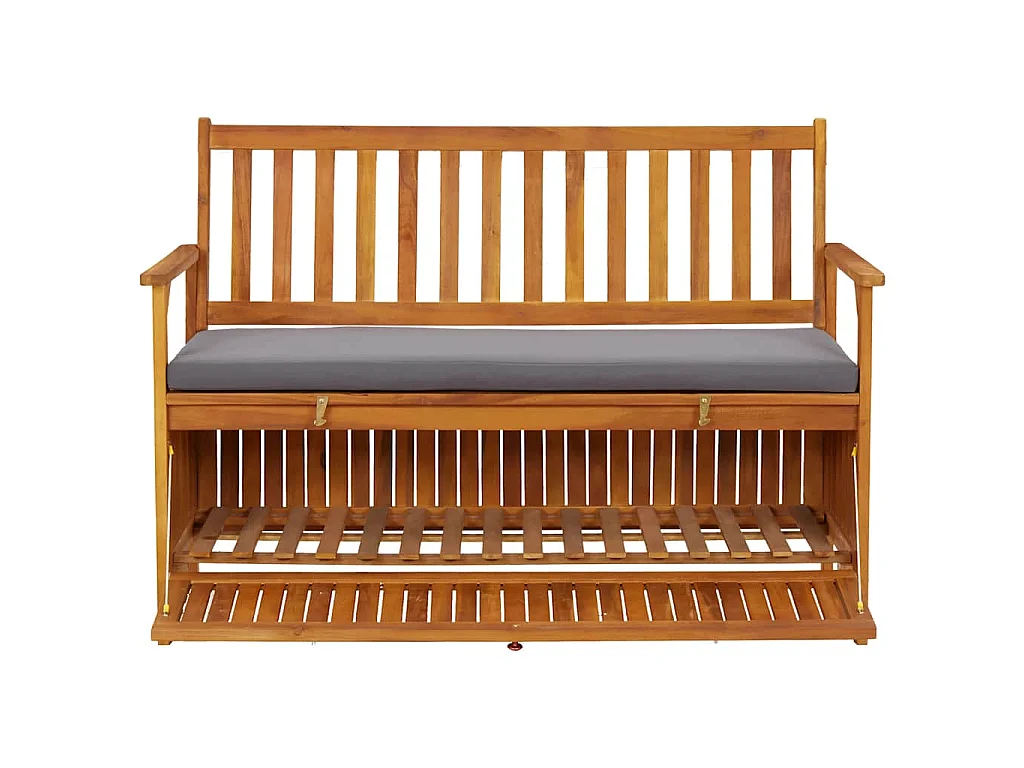 Tuinopbergbank 120 cm massief acaciahout
