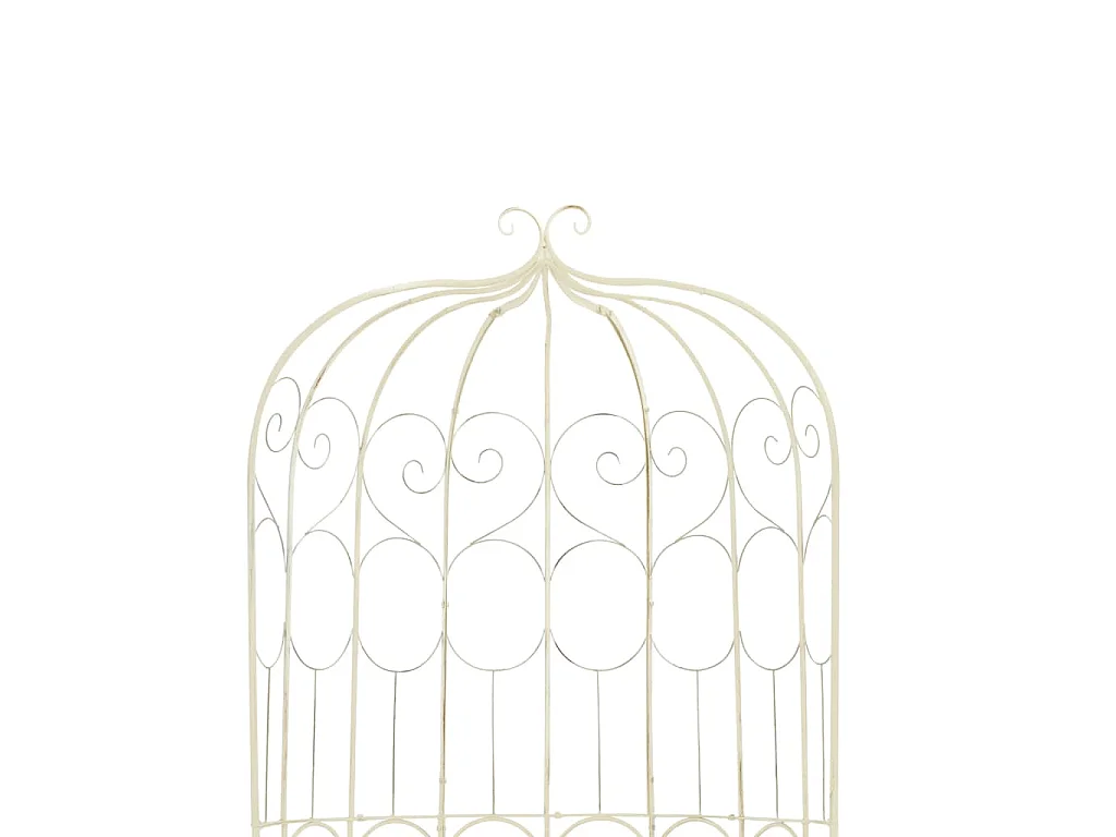 Tuinbank 95 cm ijzer antiekwit