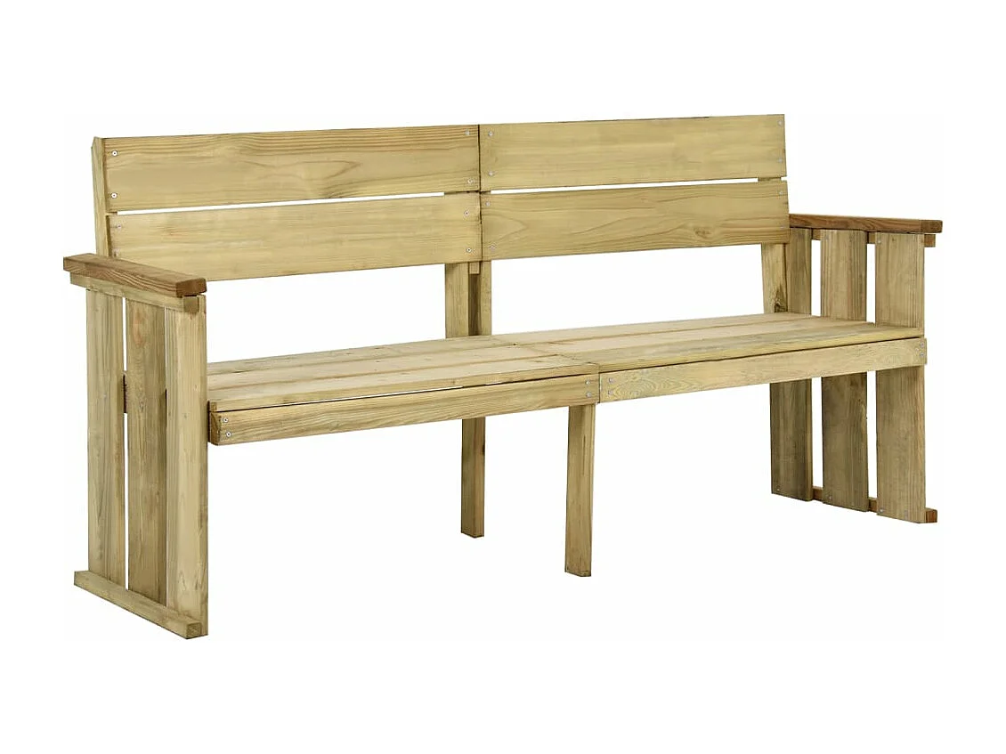 Banc de jardin 172 cm bois de pin imprégné