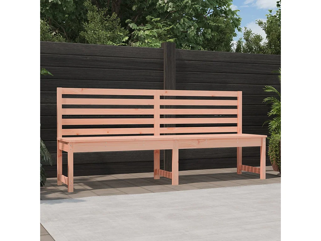 Banc de jardin 201,5 cm bois massif de douglas