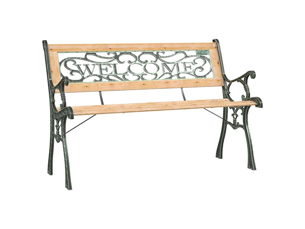 Gartenbank 122 cm Massivholz Tanne