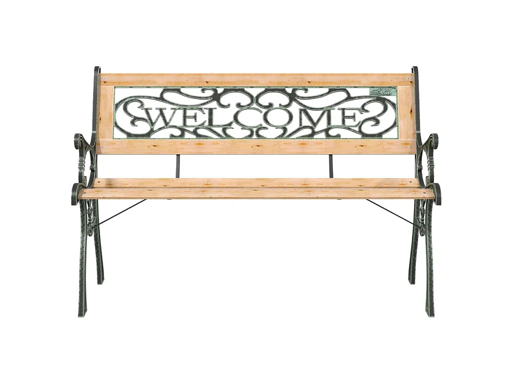 Gartenbank 122 cm Massivholz Tanne