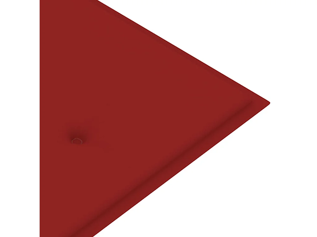 Banc de jardin avec coussin 157 cm Bois d'acacia massif