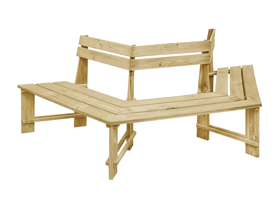 Banc de jardin 240 cm Bois de pin imprégné