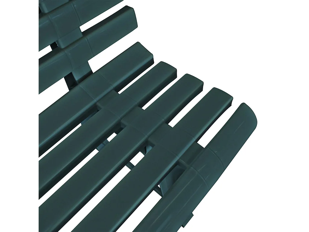 Gartenbank 145,5 cm Kunststoff Grün