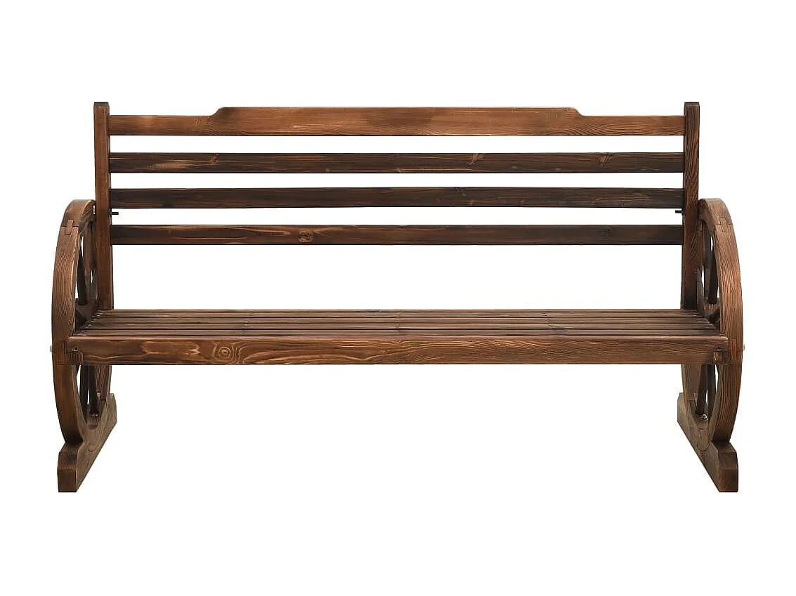 Banc de jardin 142 cm Bois de sapin massif