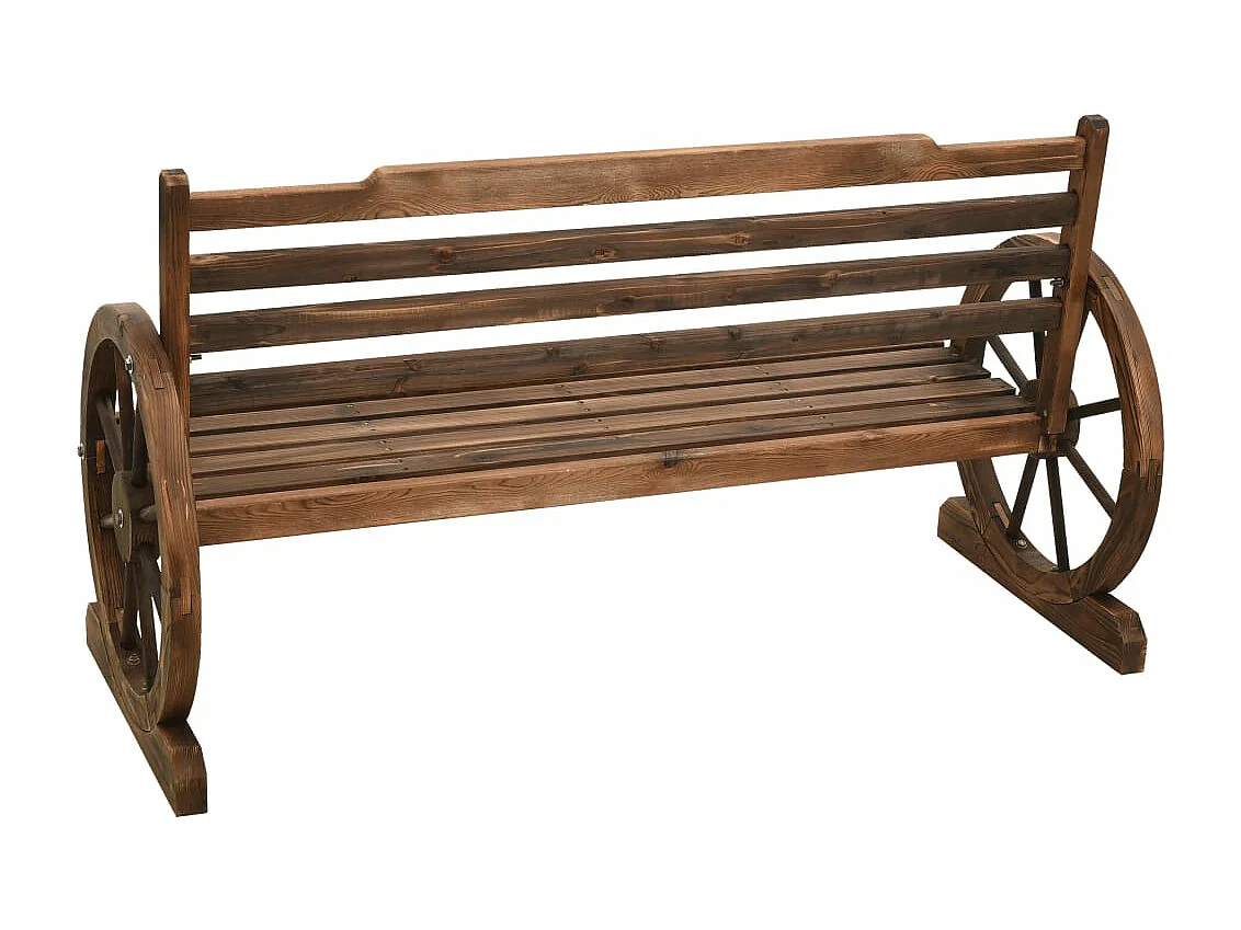 Banc de jardin 142 cm Bois de sapin massif