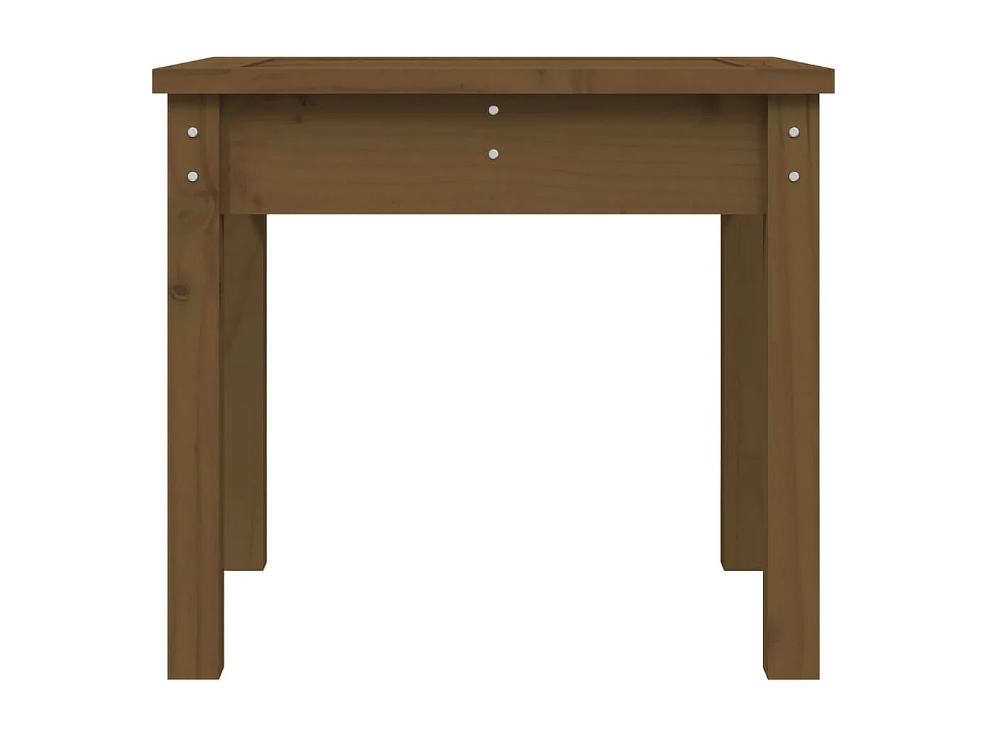 Banc de jardin marron miel 50x44x45 cm bois de pin massif