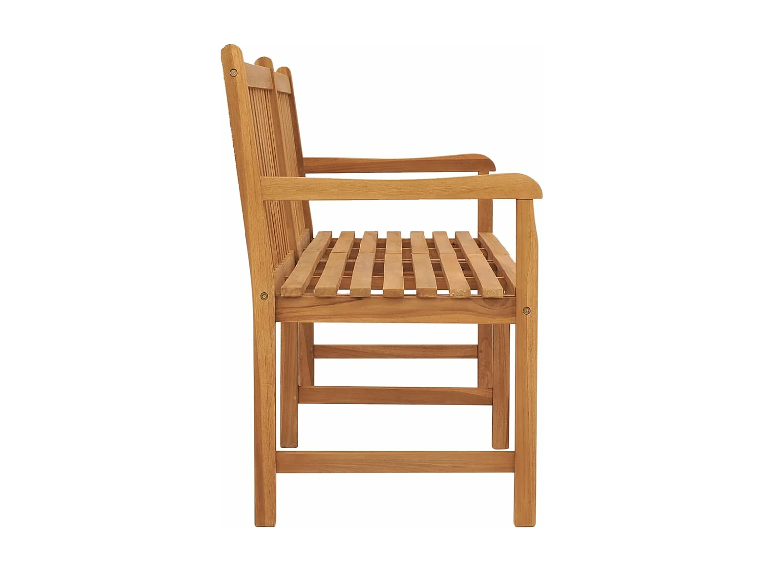 Gartenbank 180 cm Massivholz Teak