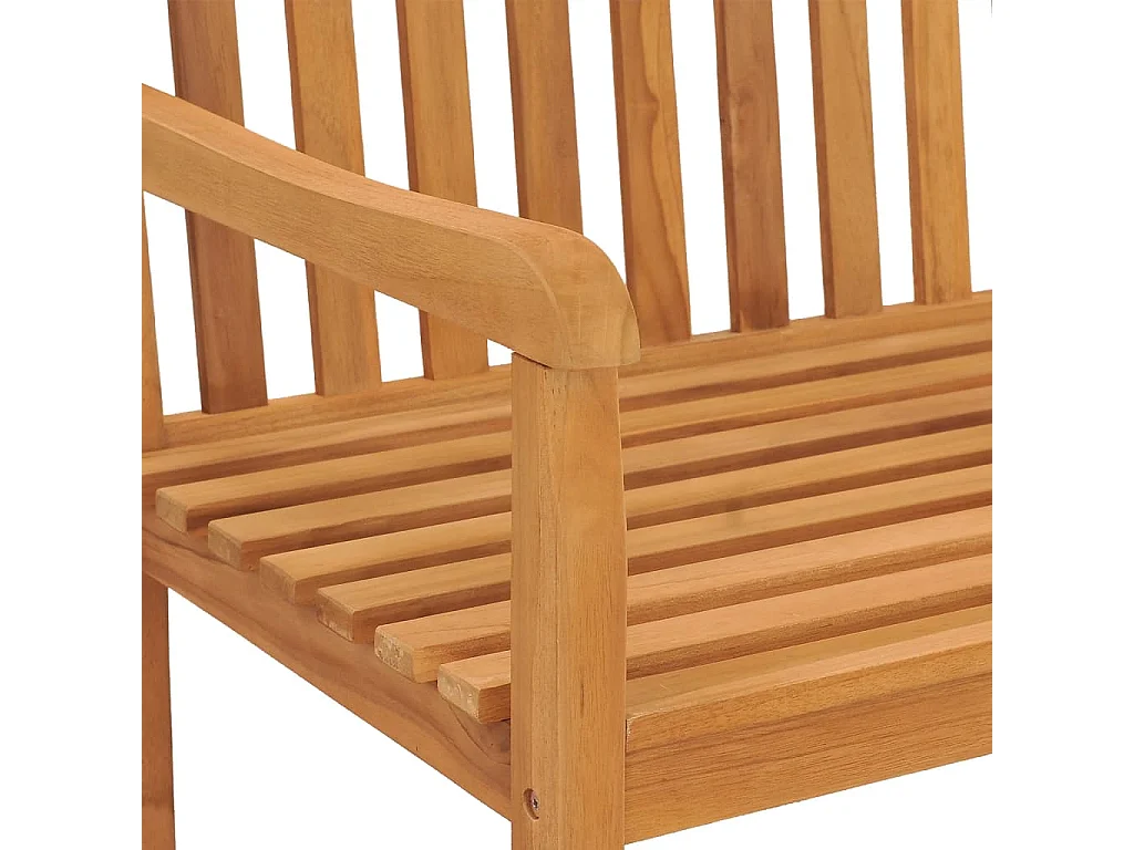 Gartenbank 180 cm Massivholz Teak