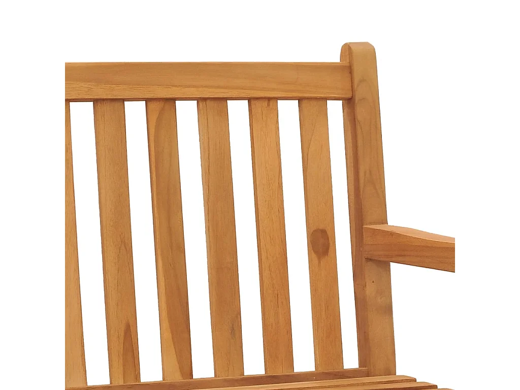 Gartenbank 180 cm Massivholz Teak