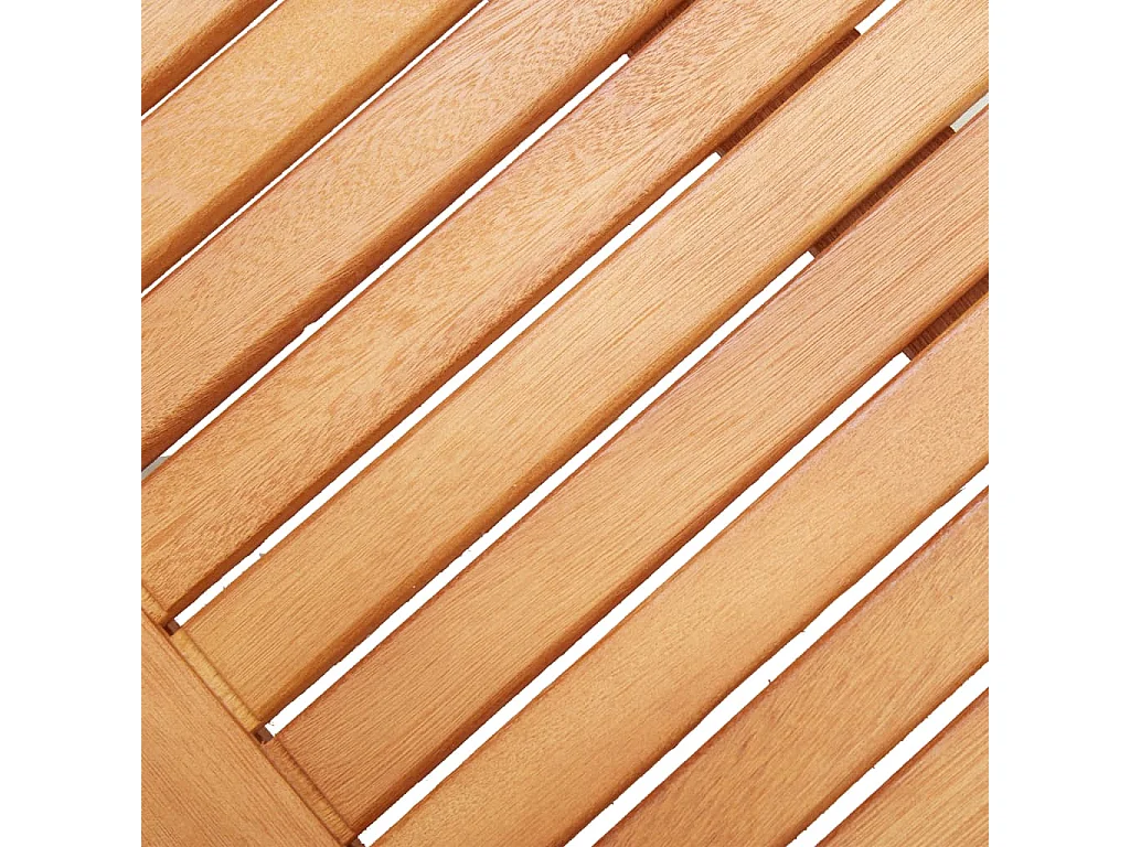 Panca da Giardino 64 cm in Legno Massello di Eucalipto