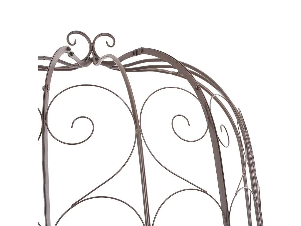 Banc de jardin 95 cm Fer Marron antique