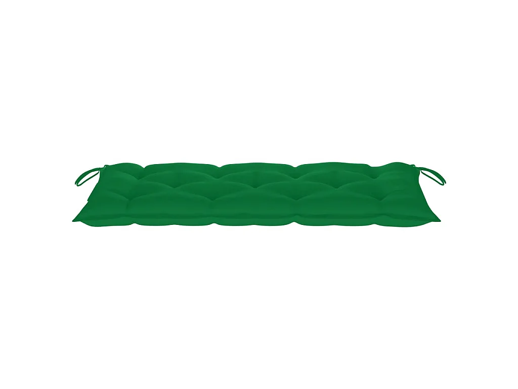 Banc de jardin avec coussin 120 cm Bambou