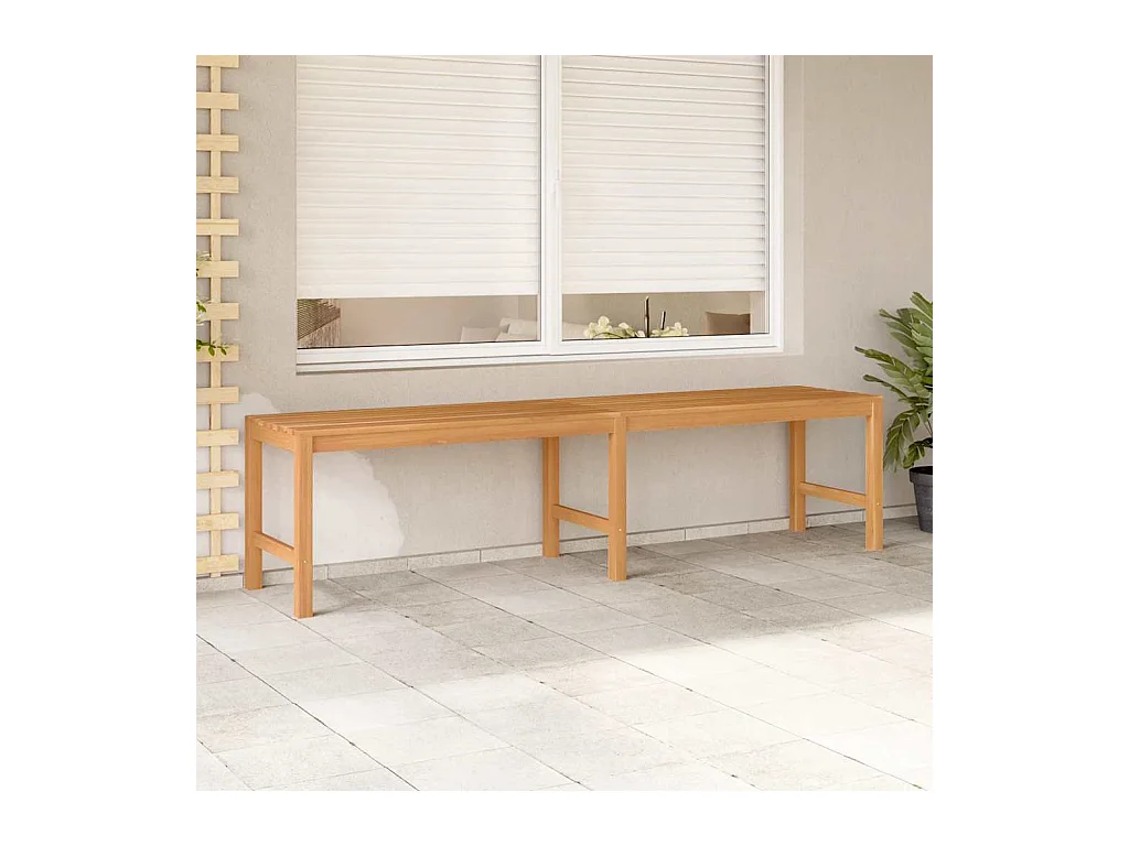 Banc de jardin 180 cm bois de teck solide