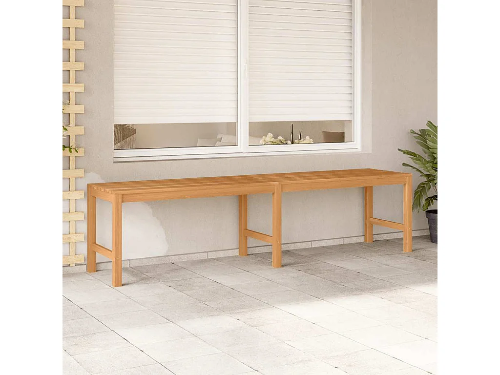 Banc de jardin 180 cm bois de teck solide