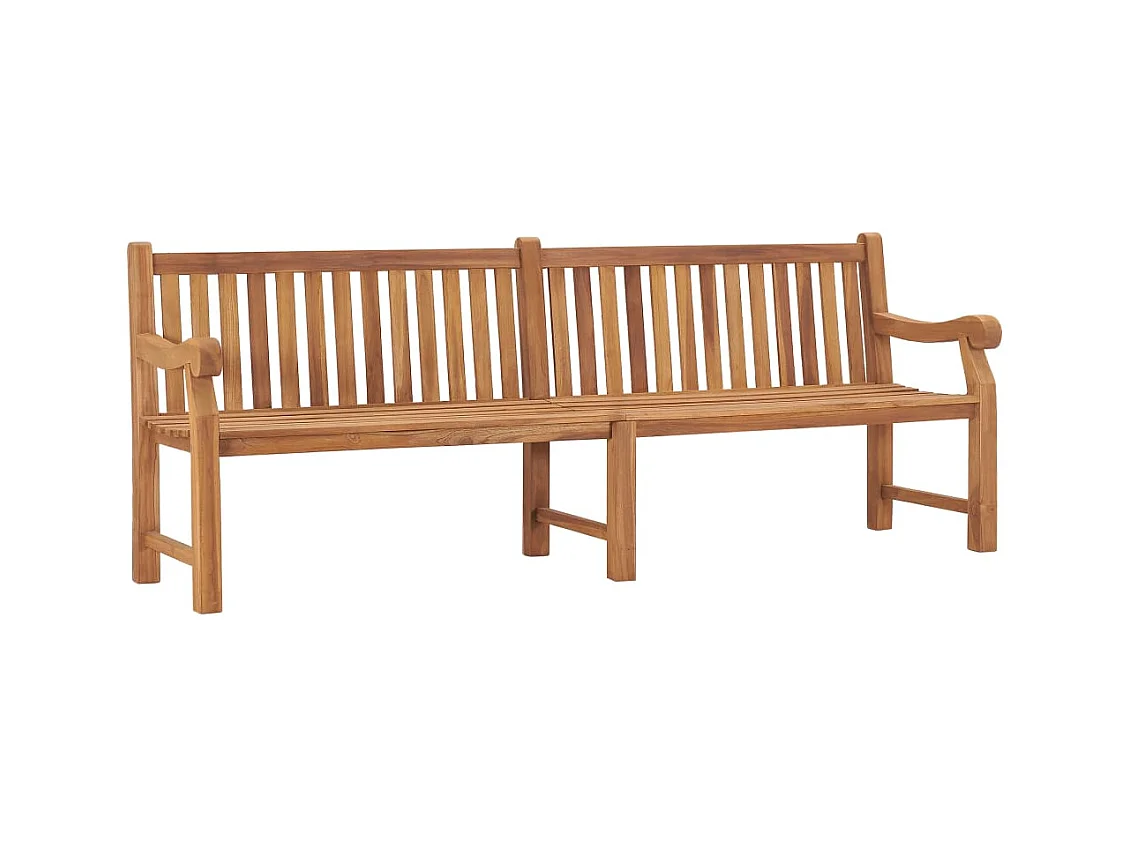 Banc de jardin 228 cm bois de teck solide