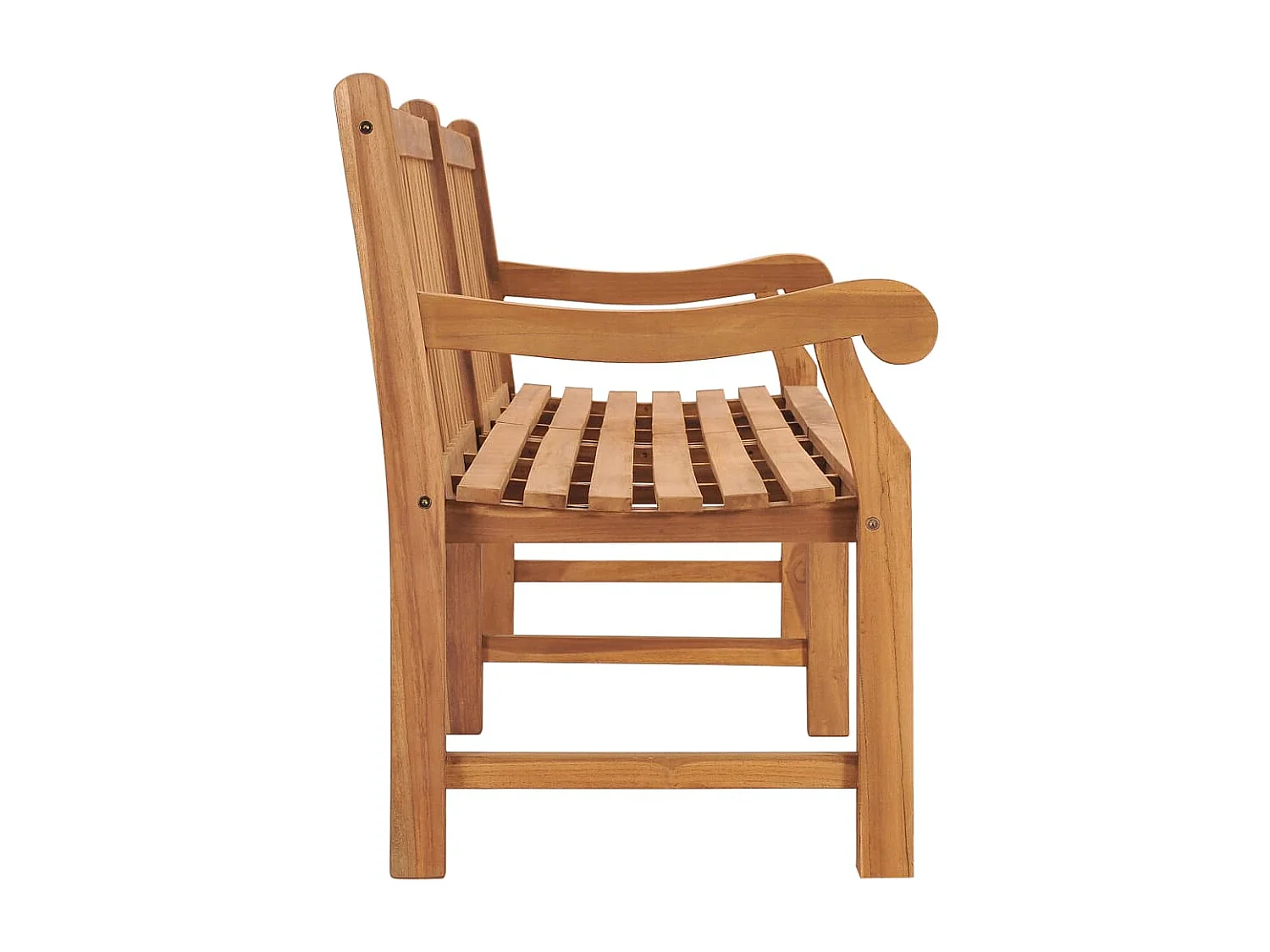 Panca da Giardino 228 cm in Legno Massello di Teak