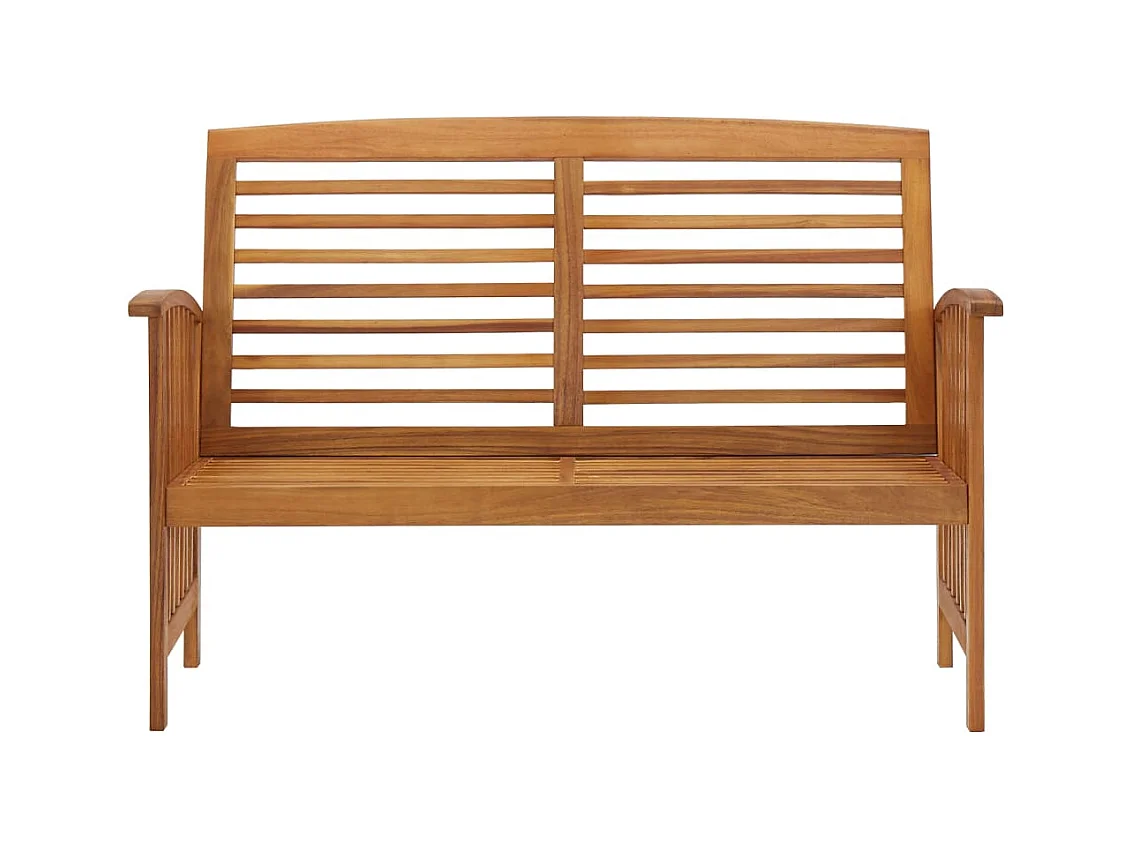 Banc de jardin 119 cm bois d'acacia solide