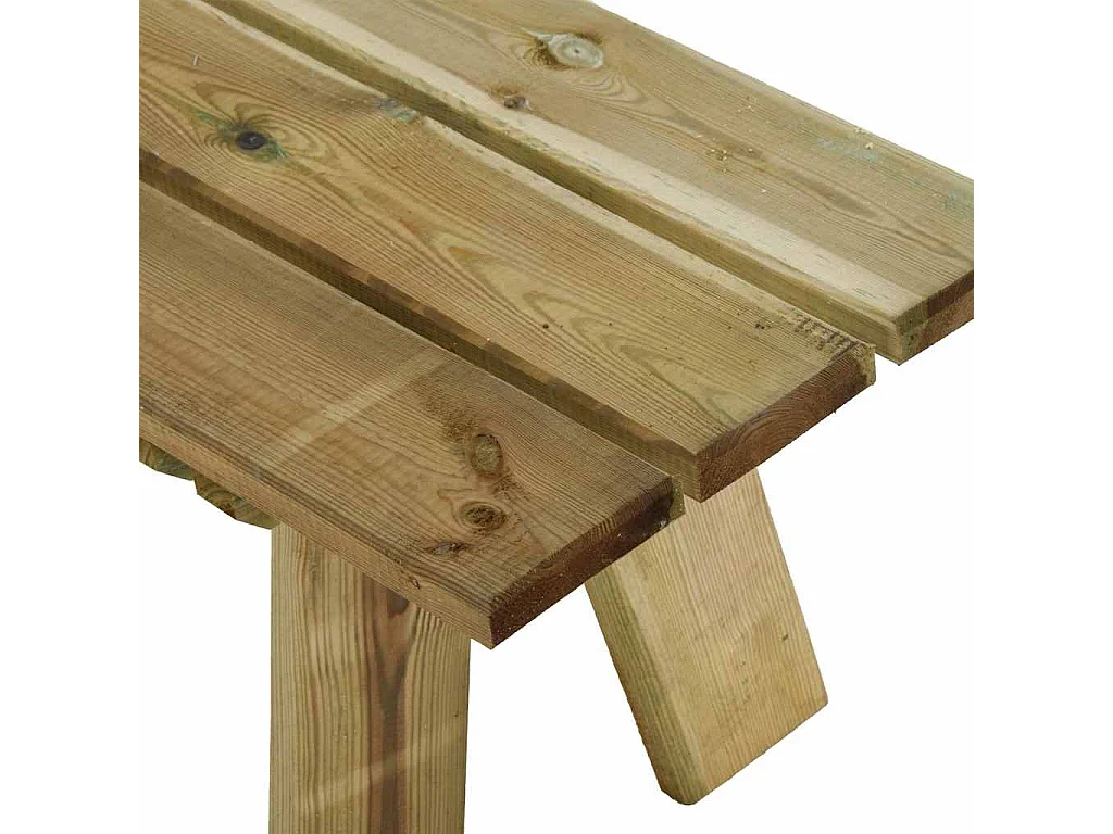 Banc de jardin 110 cm bois de pin massif imprégné