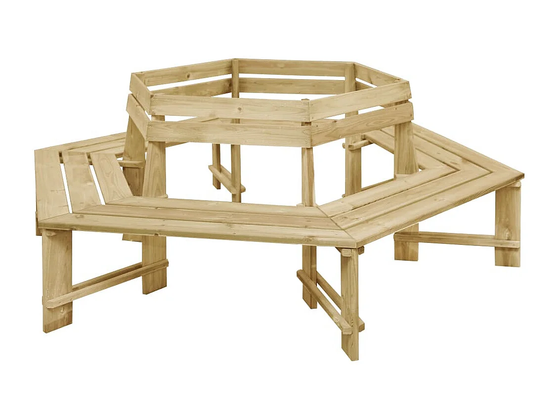 Banco de jardim 240 cm pinho impregnado