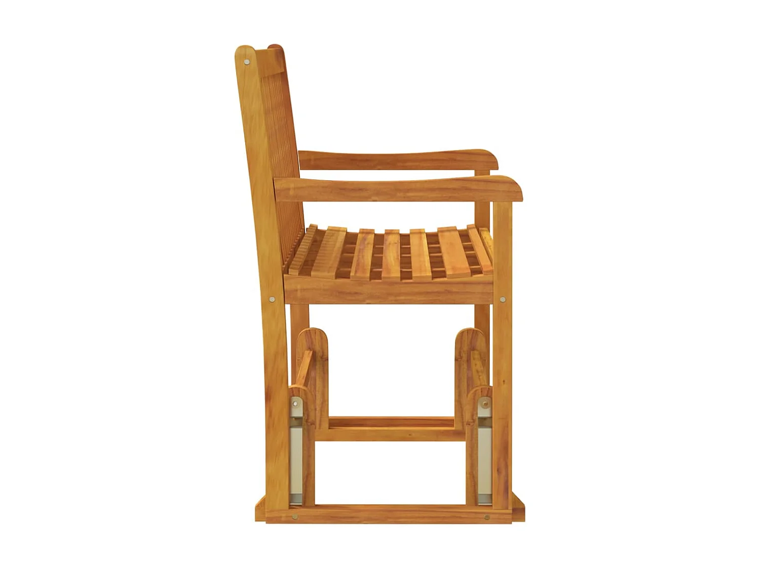 Panchina da Giardino a Dondolo 110 cm Legno Massello d'Acacia