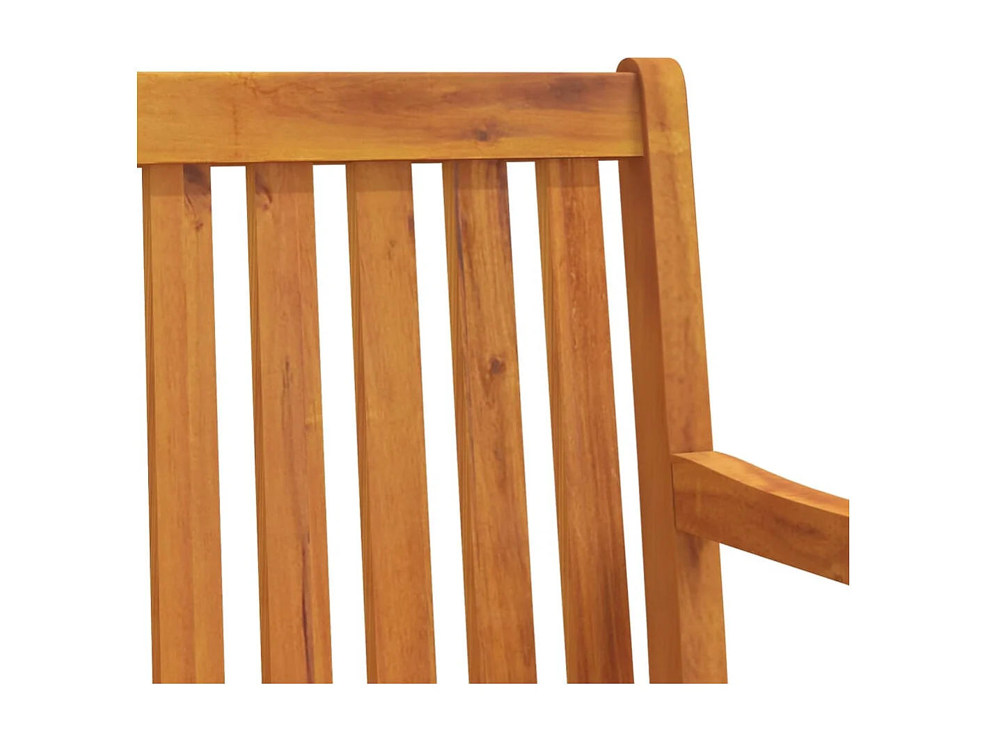 Panchina da Giardino a Dondolo 110 cm Legno Massello d'Acacia