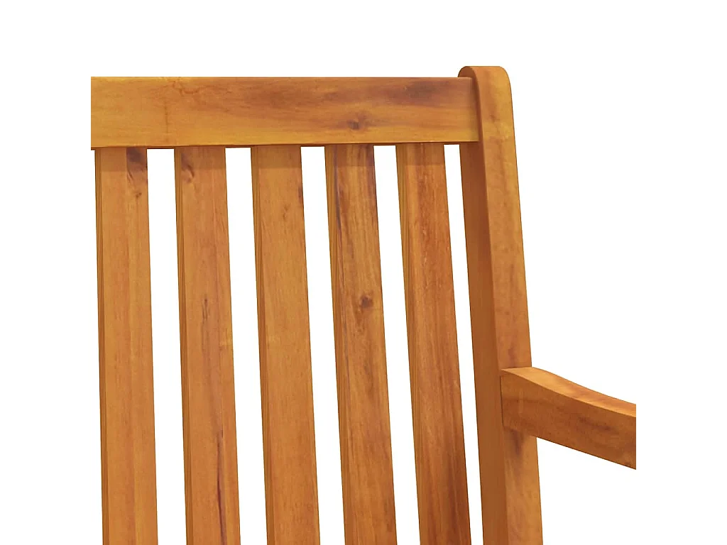 Banco balancín de jardín 110 cm madera maciza acacia