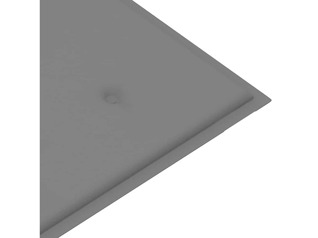 Banc de jardin pliable avec coussin 118 cm Bambou