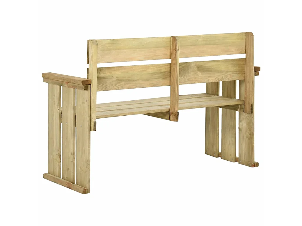 Tuinbank 121 cm geïmpregneerd grenenhout