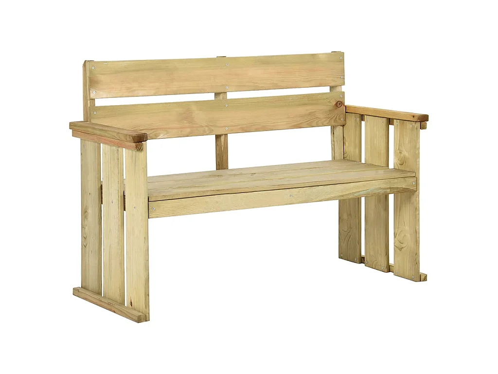 Tuinbank 121 cm geïmpregneerd grenenhout