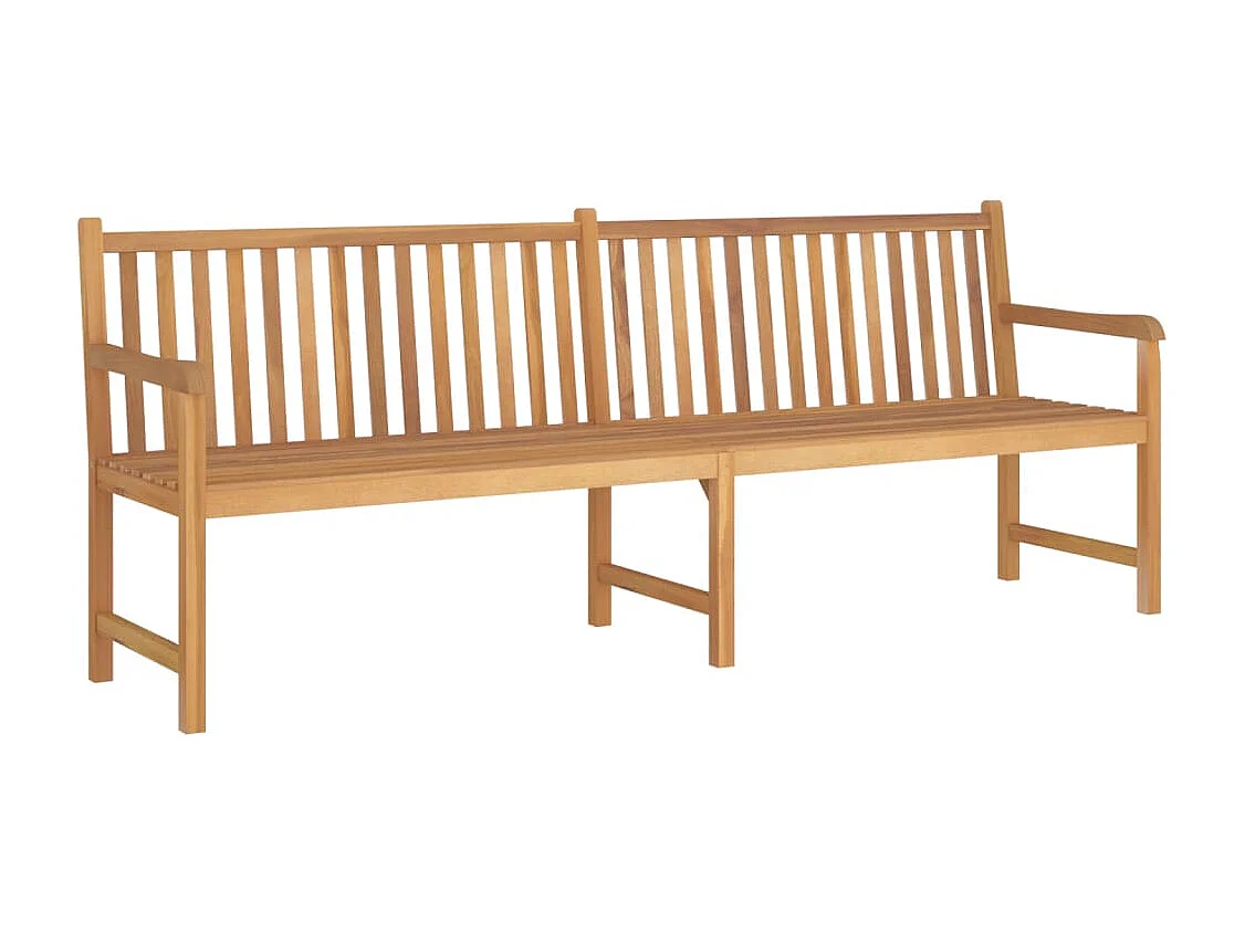 Banc de jardin 228 cm bois de teck solide