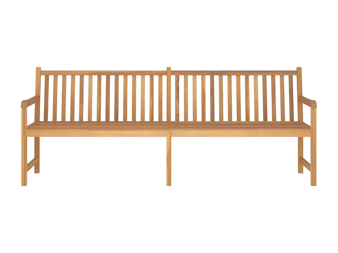Banc de jardin 228 cm bois de teck solide