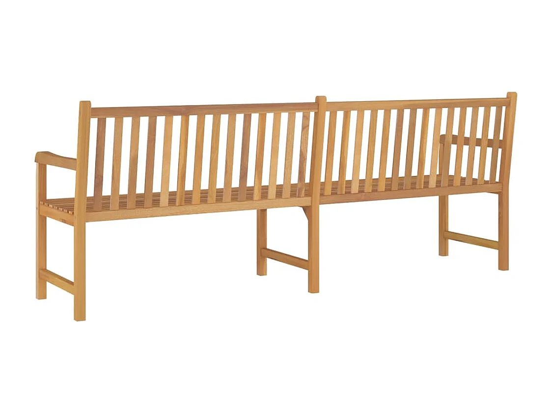 Banc de jardin 228 cm bois de teck solide