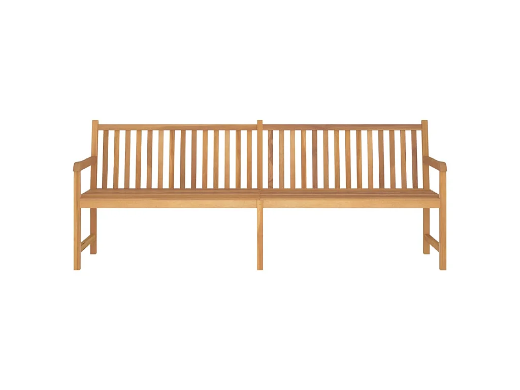 Panca da Giardino 228 cm in Legno Massello di Teak