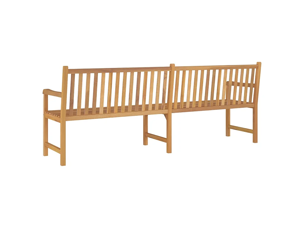 Panca da Giardino 228 cm in Legno Massello di Teak