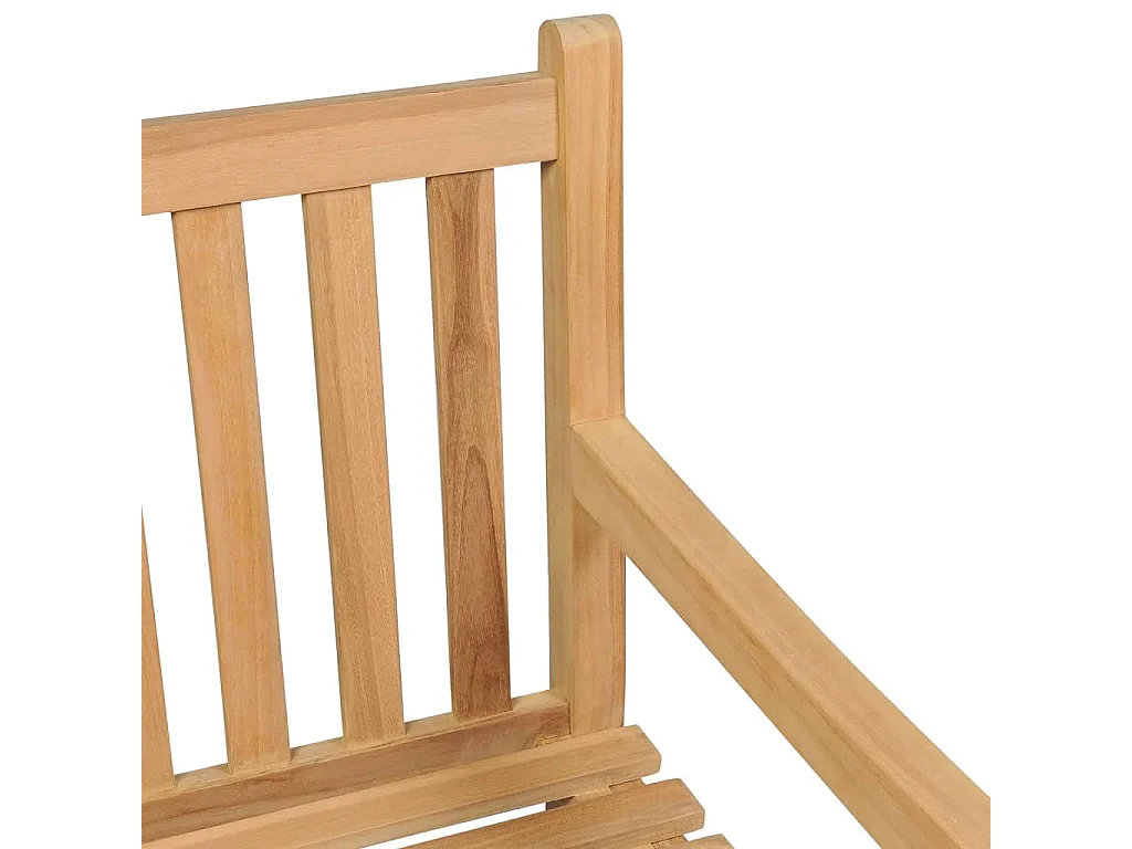 Panca da Giardino 228 cm in Legno Massello di Teak