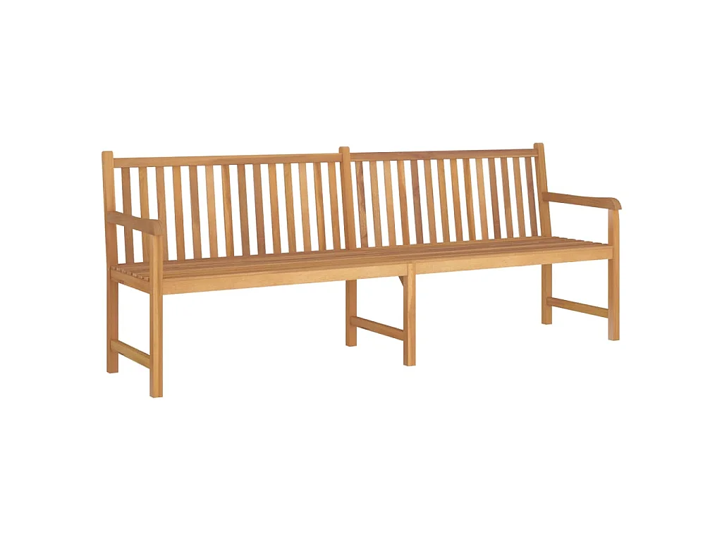 Panca da Giardino 228 cm in Legno Massello di Teak