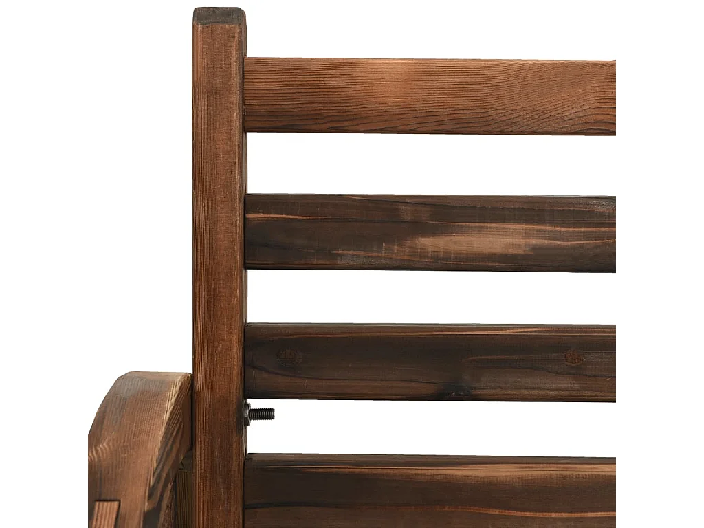 Banc de jardin 112 cm bois de sapin massif