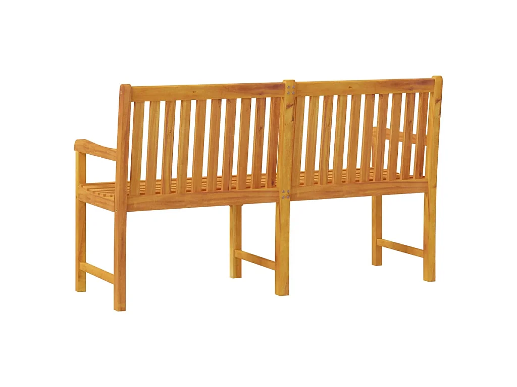 Banc de jardin 150 cm Bois solide d'acacia