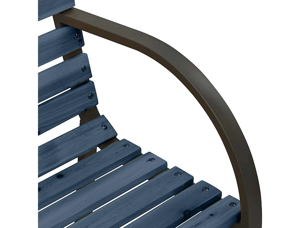 Banc de jardin pour enfants 81 cm bois de pin chinois gris