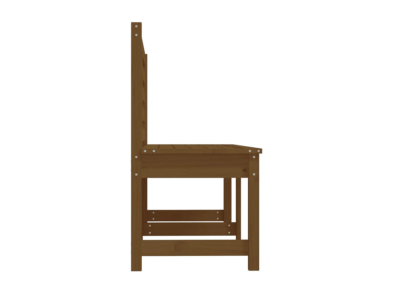 Tuinbank 157,5 cm massief grenenhout honingbruin