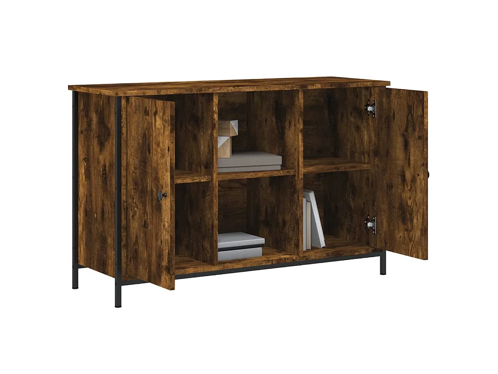 TV-Schrank Räuchereiche 100x35x65 cm Holzwerkstoff