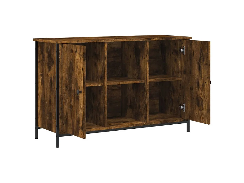 TV-Schrank Räuchereiche 100x35x65 cm Holzwerkstoff