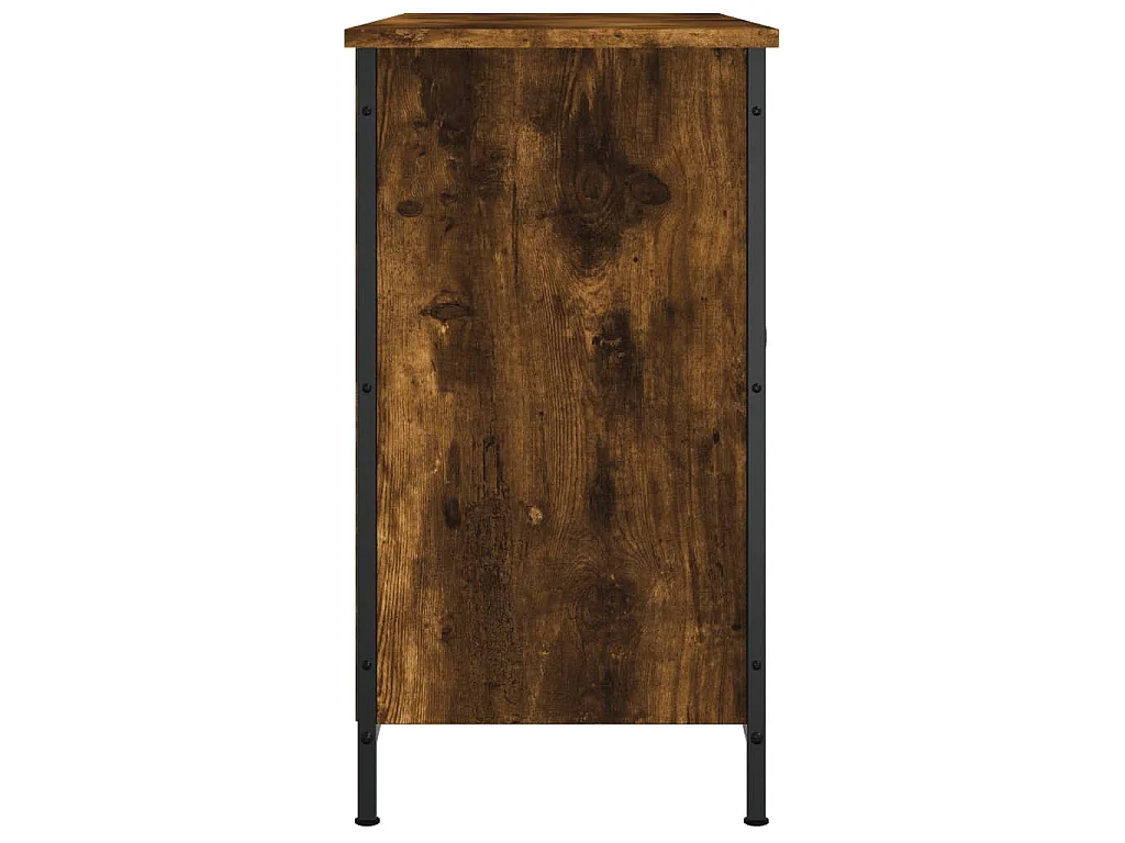 TV-Schrank Räuchereiche 100x35x65 cm Holzwerkstoff