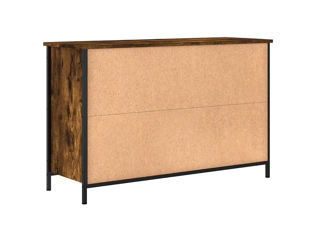 TV-Schrank Räuchereiche 100x35x65 cm Holzwerkstoff