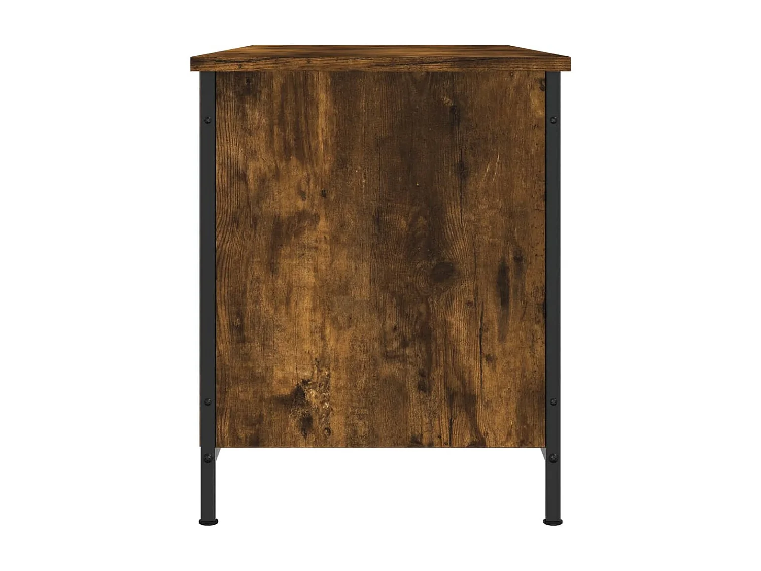 Meuble TV Chêne fumé 100x40x50 cm Bois d'ingénierie